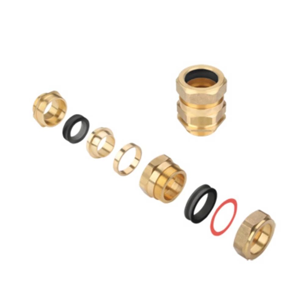 Kabelska uvodnica M50 mesing Weidmüller KDSW M50 BN L SC 2 G50S 1 kom. slika