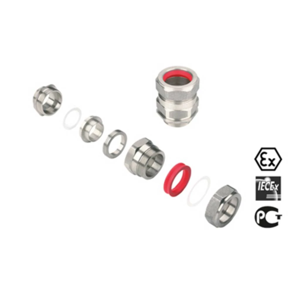 Kabelska uvodnica M50 mesing Weidmüller KDSX M50 BS O NI 2 G50S 1 kom. slika