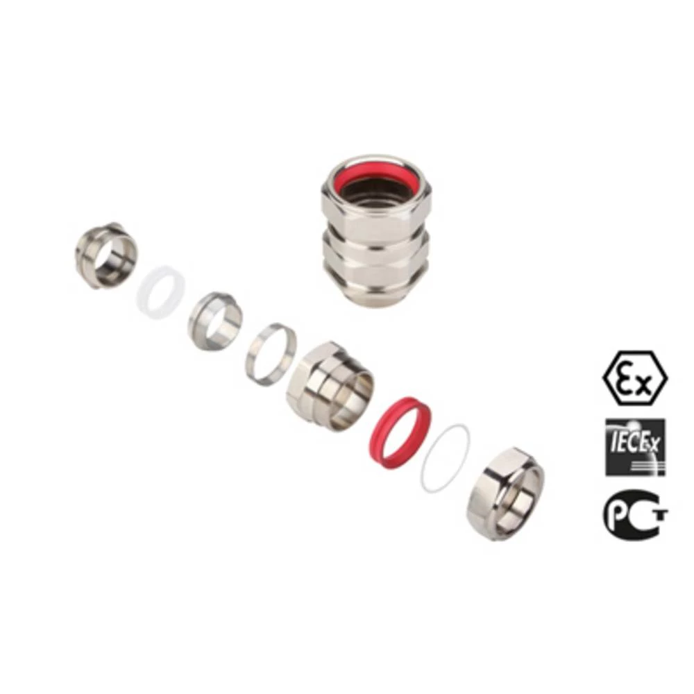 Kabelska uvodnica M50 mesing Weidmüller KDSW M50 BS O NI 1 G50 1 kom. slika