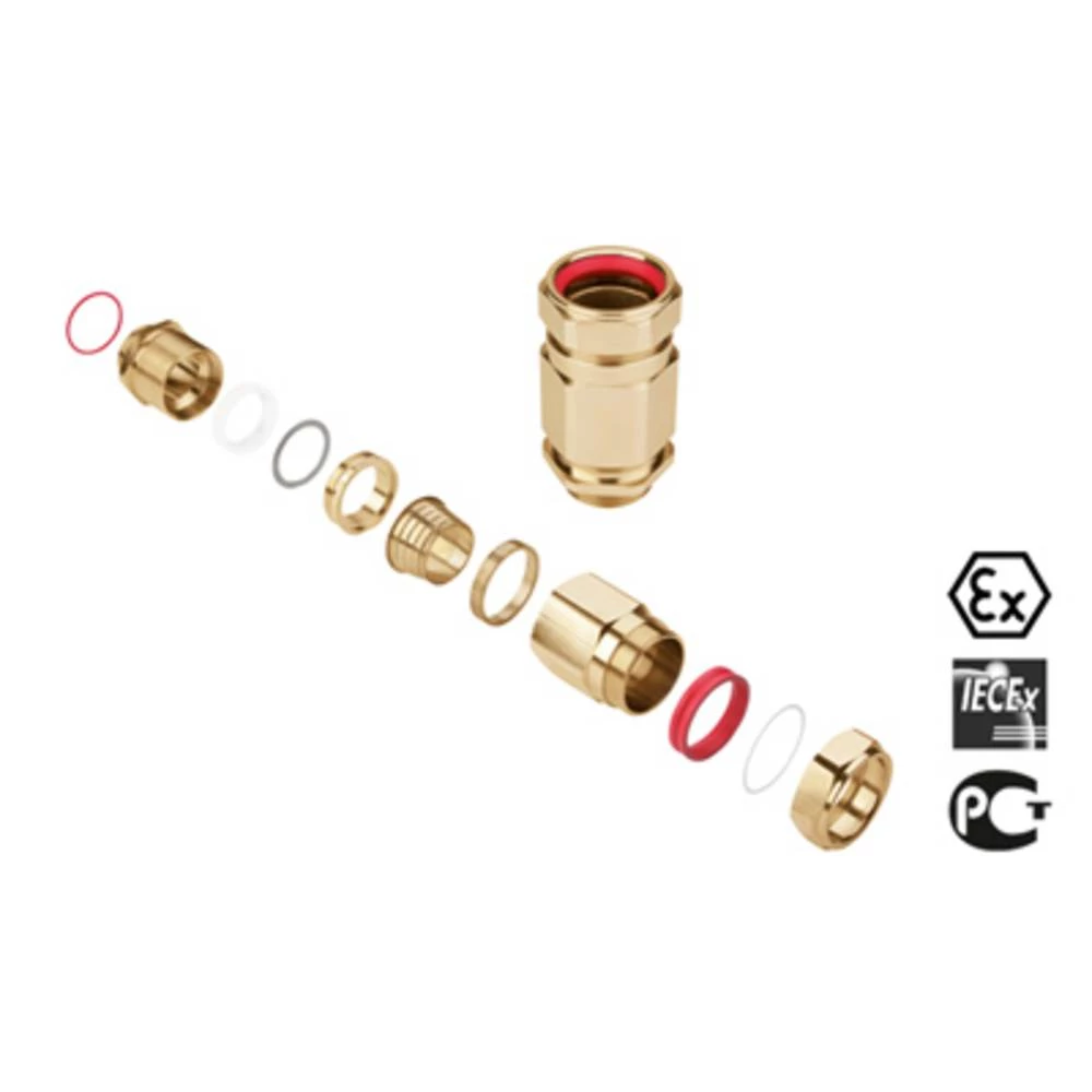 Kabelska uvodnica M50 mesing Weidmüller KDSU M50 BS O SC 1 G50 1 kom. slika