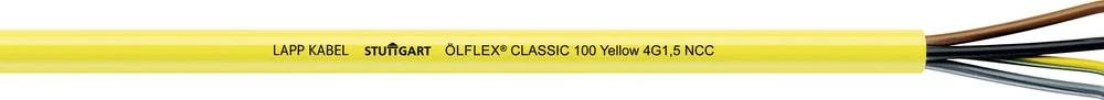 Krmilni kabel ÖLFLEX® CLASSIC 100 YELLOW 4 G 1.5 mm žute boje LappKabel 00104023 100 m slika
