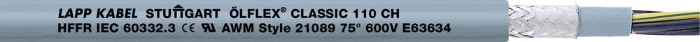 Krmilni kabel ÖLFLEX® CLASSIC 110 CH 3 G 0.75 mm sive boje LappKabel 10035041 50 m slika