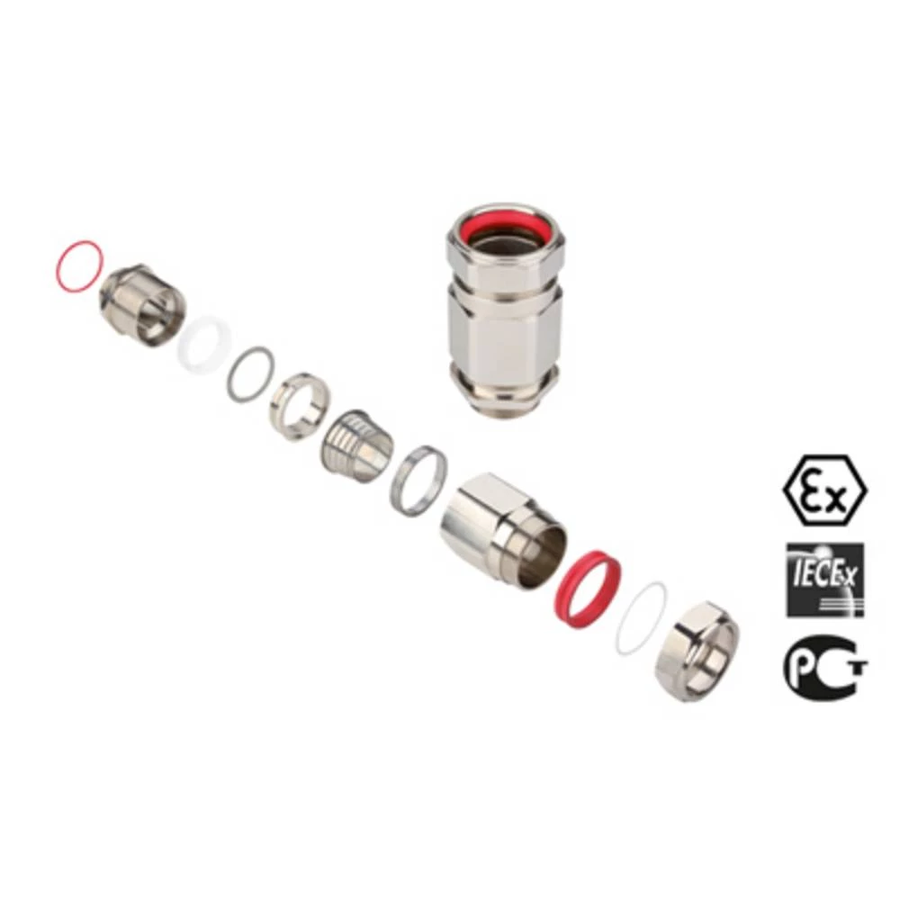 Kabelska uvodnica M50 mesing Weidmüller KDSU M50 BS O NI 1 G50 1 kom. slika