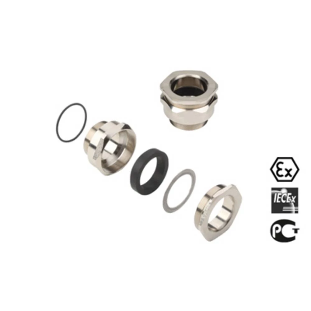 Kabelska uvodnica M32 mesing Weidmüller KSG M32 BN O SC 2 G32 10 kom. slika