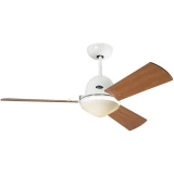 Stropni ventilator CasaFan Libeccio bijela (promjer) 142 cm boja krila: trešnja, javor, siva, bijela, boja kućišta: bijela-lakir