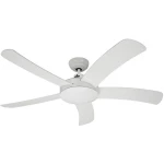 Stropni ventilator CasaFan Falcetto WE (promjer) 132 cm boja krila: bijela, boja kućišta: bijela
