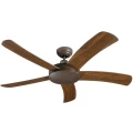 Stropni ventilator CasaFan Falcetto BA (promjer) 132 cm boja krila: orah, boja kućišta: antičko smeđa slika