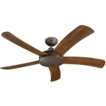 Stropni ventilator CasaFan Falcetto BA (promjer) 132 cm boja krila: orah, boja kućišta: antičko smeđa