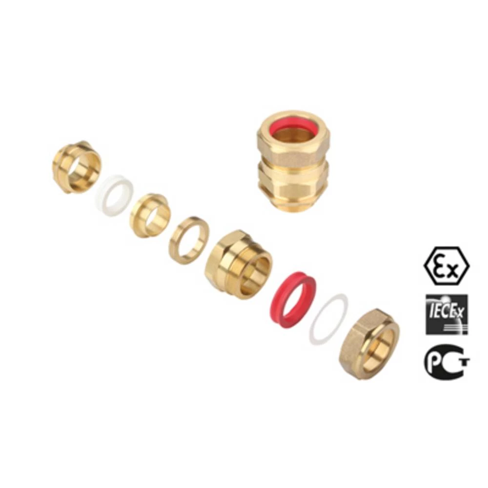 Kabelska uvodnica M20 mesing Weidmüller KDSX M20 BS O SC 1 G20 20 kom. slika