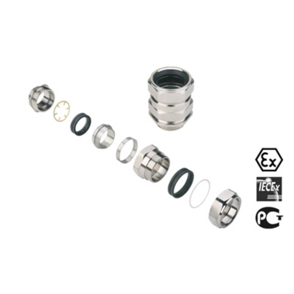 Kabelska uvodnica M40 mesing Weidmüller KDSW M40 BN L SC 1 G40 10 kom. slika