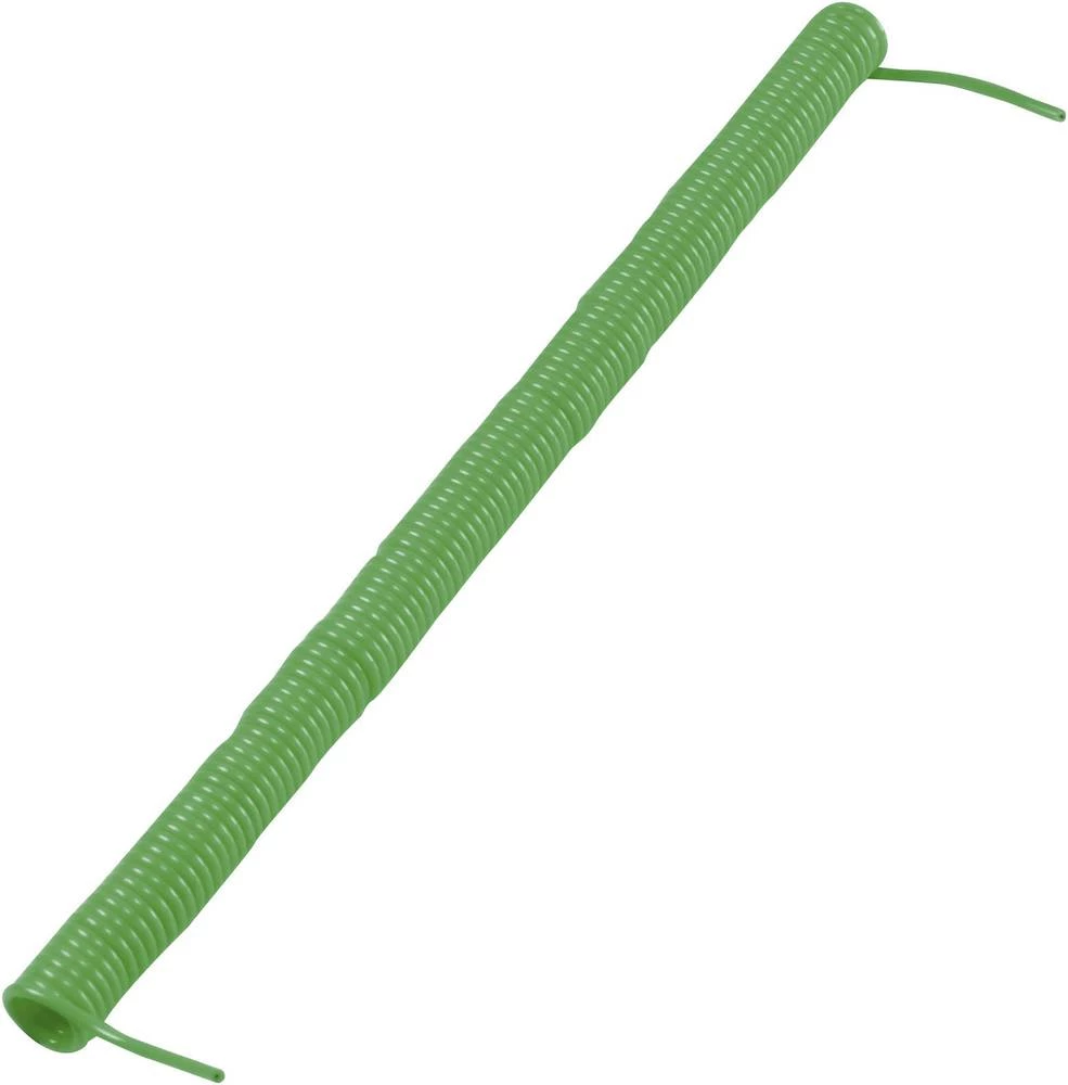Spiralni kabel 280 mm / 3200 mm 1 x 0.12 mm zelene boje 622768 1 kom slika