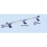 Krause 810212 držač sa krajnjim graničnikom za sustav okruglih cijevi od aluminija, lijevi