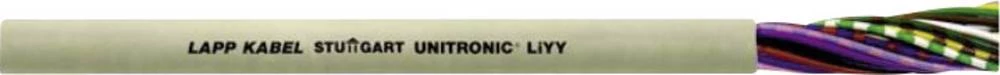 Podatkovni kabel UNITRONIC® LiYY 10 x 0.25 mm sive boje LappKabel 0028310 300 m slika