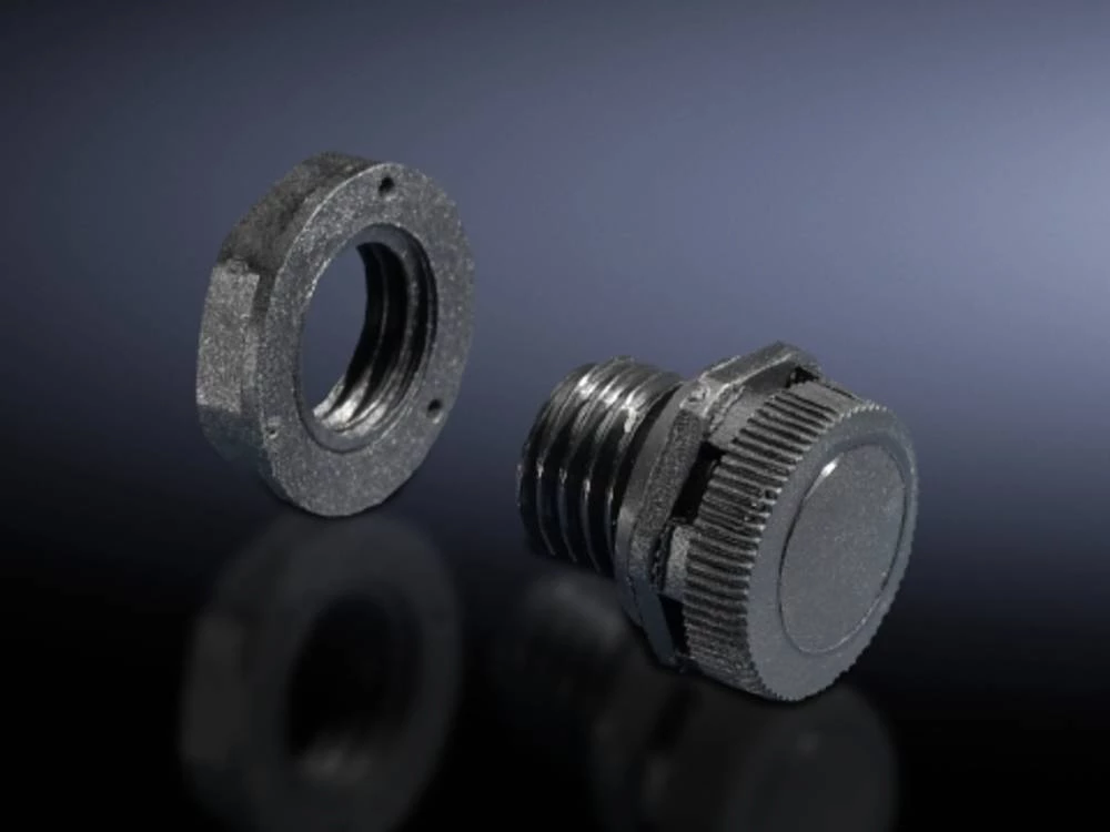 Element za izednačevanje pritiska M12, poliamid crne boje (RAL 9005) Rittal SZ 2459.500 5 kom slika