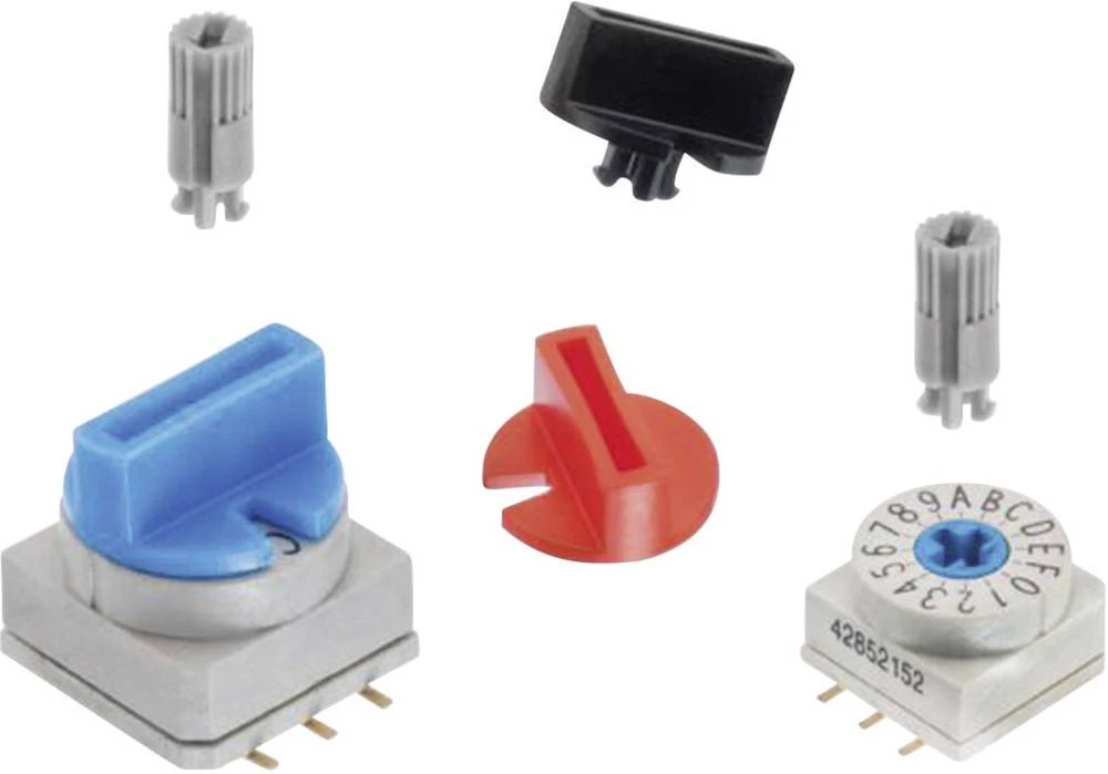 Dugme za segmentni prekidač, crvene boje (D x Š ) 10 mm x 10 mm Würth Elektronik 714286050 1 kom. slika