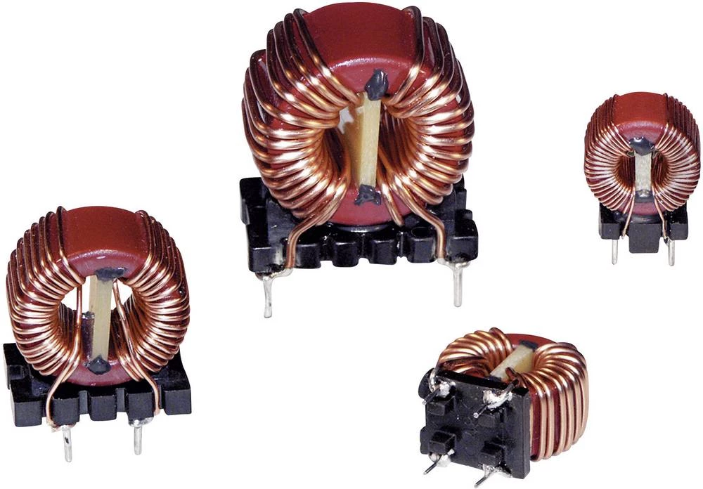 Prigušnica sa kružnom jezgrom, podijeljena, radijalno ožičena, mjere rastera 7.5 mm 10 mH 125 m 2 A Würth Elektronik 744823210 1 slika