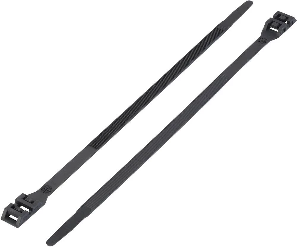 Vezice za kabele 265 mm crne boje dvostruka glava KSS DK-265BK 1 kom slika