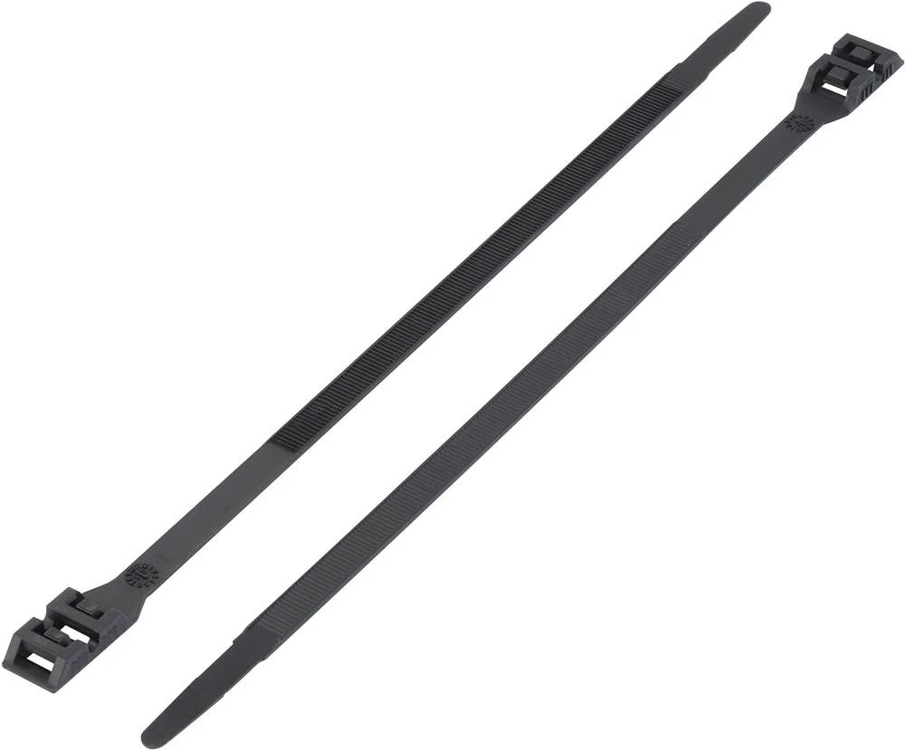 Vezice za kabele 382 mm crne boje dvostruka glava KSS DK-380BK 1 kom slika