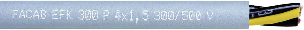 Energetski kabel EFK 300 P 3 G 1.5 mm sive boje Faber Kabel 031007 metarski slika