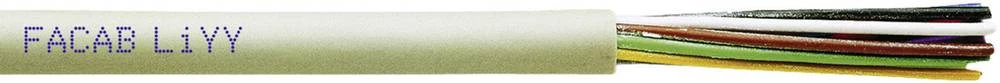 Krmilni kabel LiYY 5 x 0.25 mm sive boje Faber Kabel 030201 metarski slika