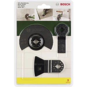 Pribor za višenamjenski alat 3-dijelni set Bosch 2607017324 pogodna za robnu marku Fein, Makita, Bosch, Milwaukee, Metabo 1 set slika