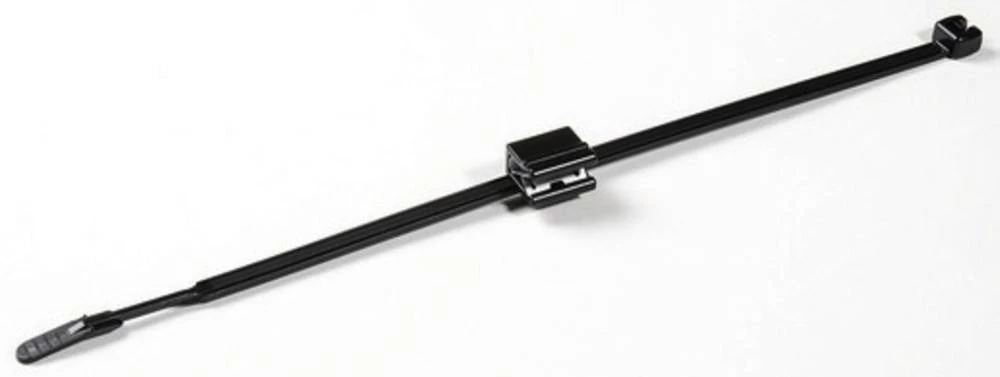 Vezice za kabele 210 mm crne boje, vezanje poprečno na sklop, za višekratnu upotrebu HellermannTyton 156-01088 Q50REC5B 1 kom slika