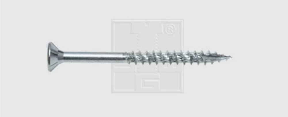 Vijci za ivericu 4.5 mm 50 mm T-profil, čelik, pocinčani 250 kom. SWG oblik F slika