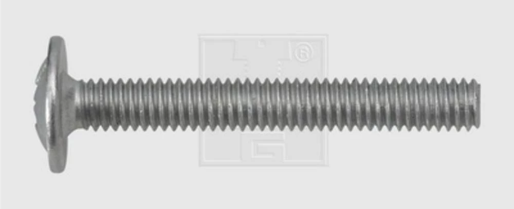 Vijci s lećastom glavom M4 25 mm križni Pozidriv, čelik, pocinčani 100 kom. SWG slika