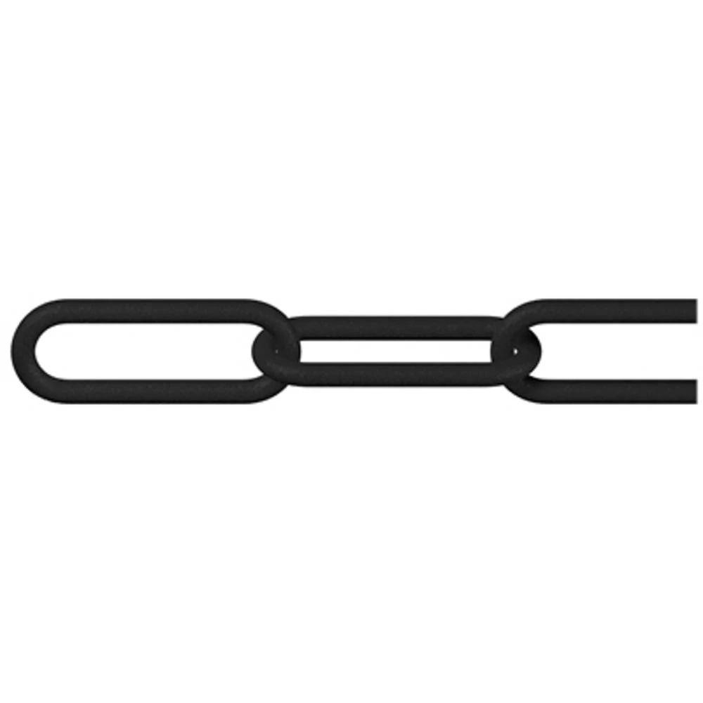 Lanac za ograđivanje, crna, umjetna masa dörner + helmer 128955 12.5 m slika