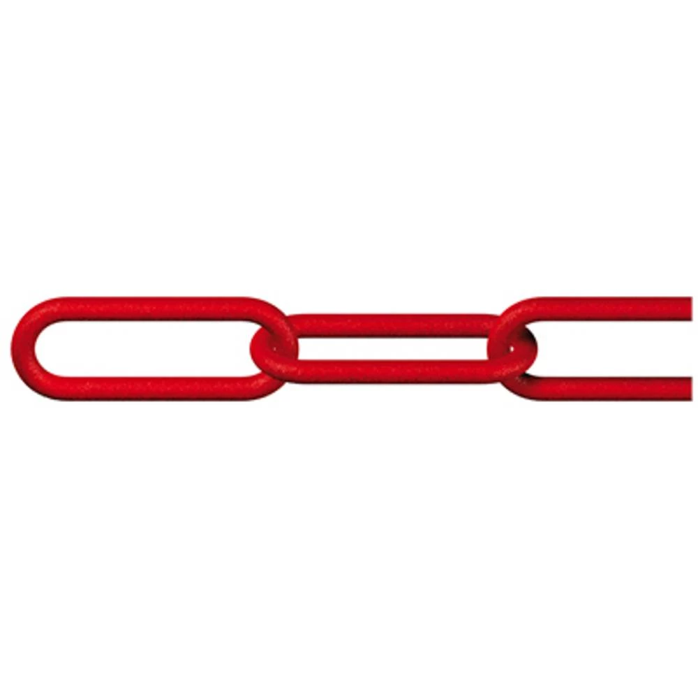 Lanac za ograđivanje, crvena, umjetna masa dörner + helmer 128964 25 m slika