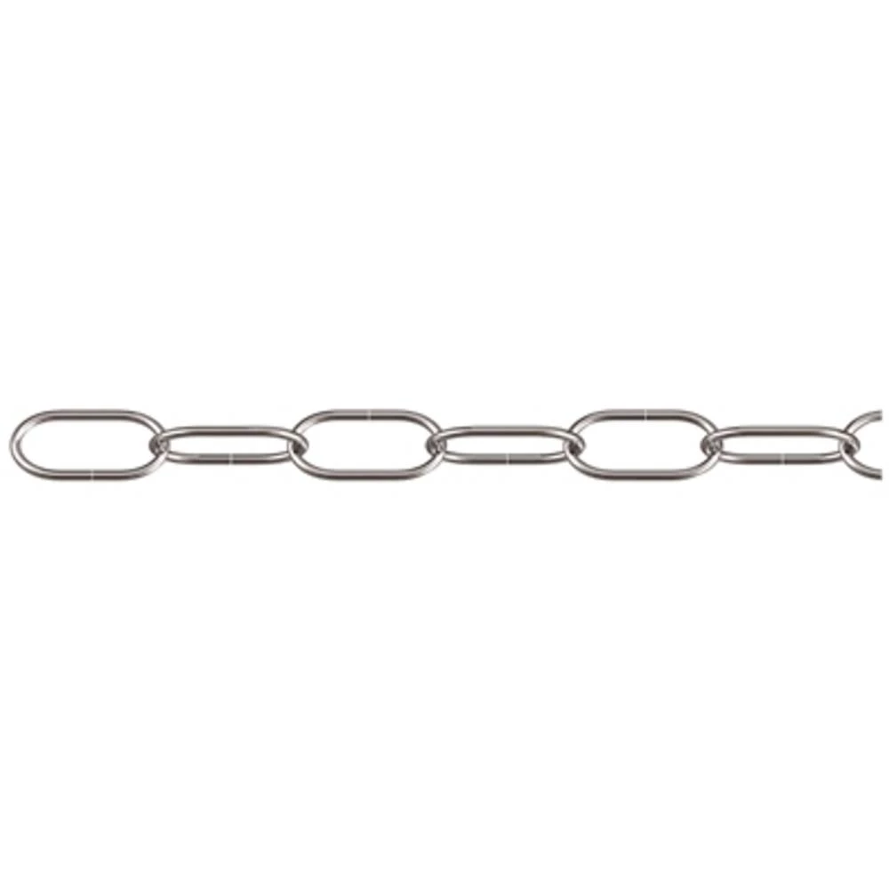 Lanac za sat, srebrni, nehrđajući čelik A2 dörner + helmer 152400 50 m slika