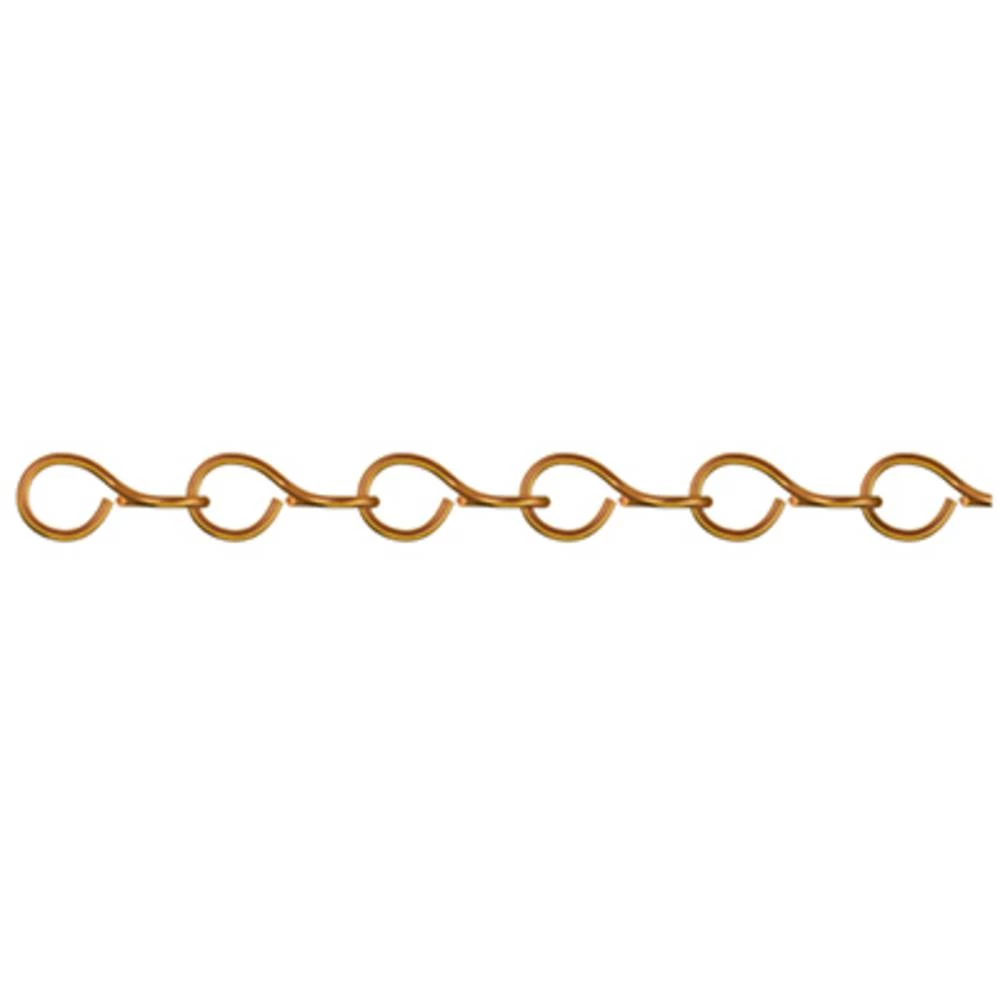 Jednostavan lanac, mesing dörner + helmer 152456 25 m slika