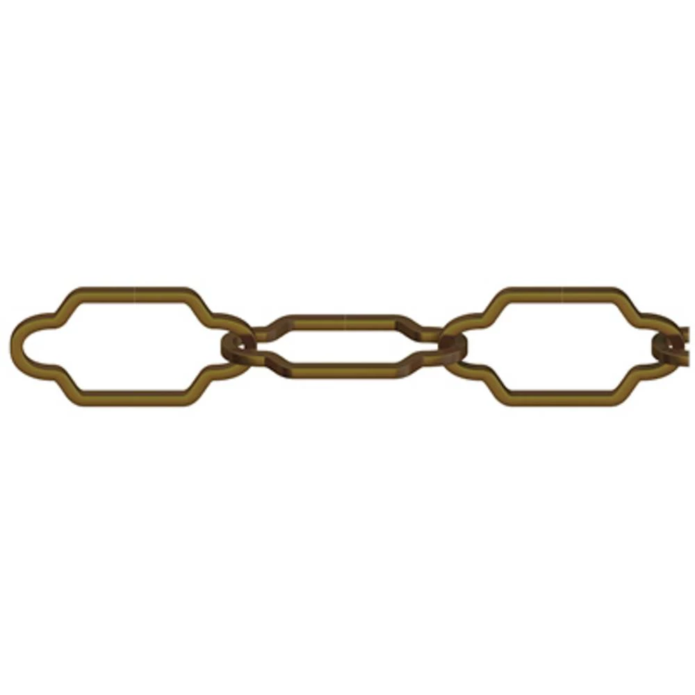 Ukrasni lanac, stari mesing čelik dörner + helmer 153736 20 m slika