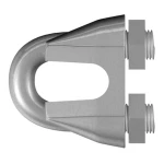Stezaljka za čelično uže 5 mm lijev, pocinčan dörner + helmer 4816124 20 kom.