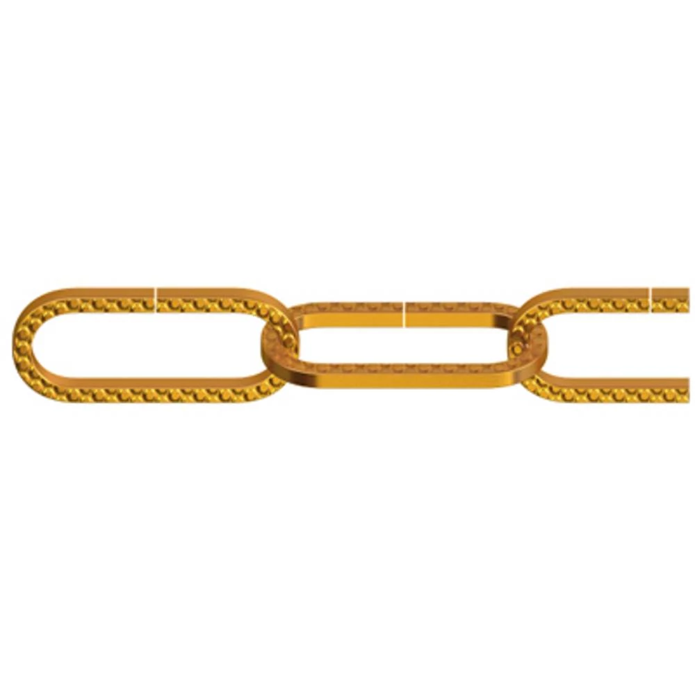 Ukrasni lanac, mesing čelik prevučen mesingom dörner + helmer 4821062L 2.5 m slika