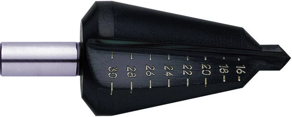 Stepenasto svrdlo 5 - 25.4 mm HSS Exact 05210 ukupna dužina 87 mm cilindrični prihvat 1 kom. slika