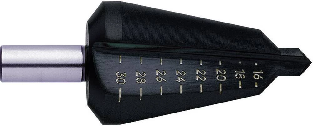 Stepenasto svrdlo 24 - 40 mm HSS-E Exact 05224 ukupna dužina 89 mm cilindrični prihvat 1 kom. slika