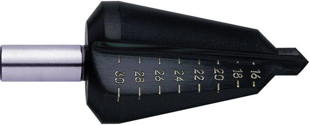 Stepenasto svrdlo 40 - 61 mm HSS-E Exact 05226 ukupna dužina 103 mm cilindrični prihvat 1 kom. slika