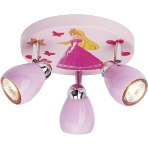 Stropna svjetiljka Princess Brilliant halogena žarulja GU10 50 W ružučasta slika