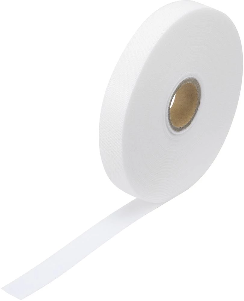 Kabelska vezica s čičkom za vezanje, prianjajući i mekani dio bijela KSS MGTP-15WE 10 m slika