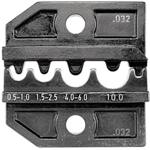 Izmjenjivi umetak za krimpanje za neizolirane kabelske stopice, neizolirane spojnice 0.5 do 10 mm Rennsteig Werkzeuge 624 032 3 slika