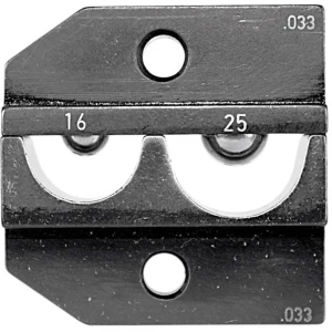 Izmjenjivi umetak za krimpanje za neizolirane kabelske stopice, neizolirane spojnice 16 do 25 mm Rennsteig Werkzeuge 624 033 3 0 slika
