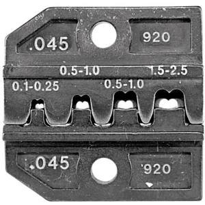 Izmjenjivi umetak za krimpanje za neizolirane plosnate utične spojnice 0.1 do 2.5 mm Rennsteig Werkzeuge 624 045 3 0 pogodan za slika