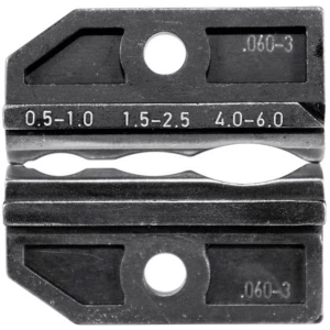 Izmjenjivi umetak za krimpanje za neizolirane kabelske stopice, neizolirane spojnice 0.5 do 6 mm Rennsteig Werkzeuge 624 060-3 3 slika