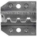 Izmjenjivi umetak za krimpanje za neizolirane plosnate utične spojnice 0.5 do 2.5 mm Rennsteig Werkzeuge 624 742 3 0 pogodan za