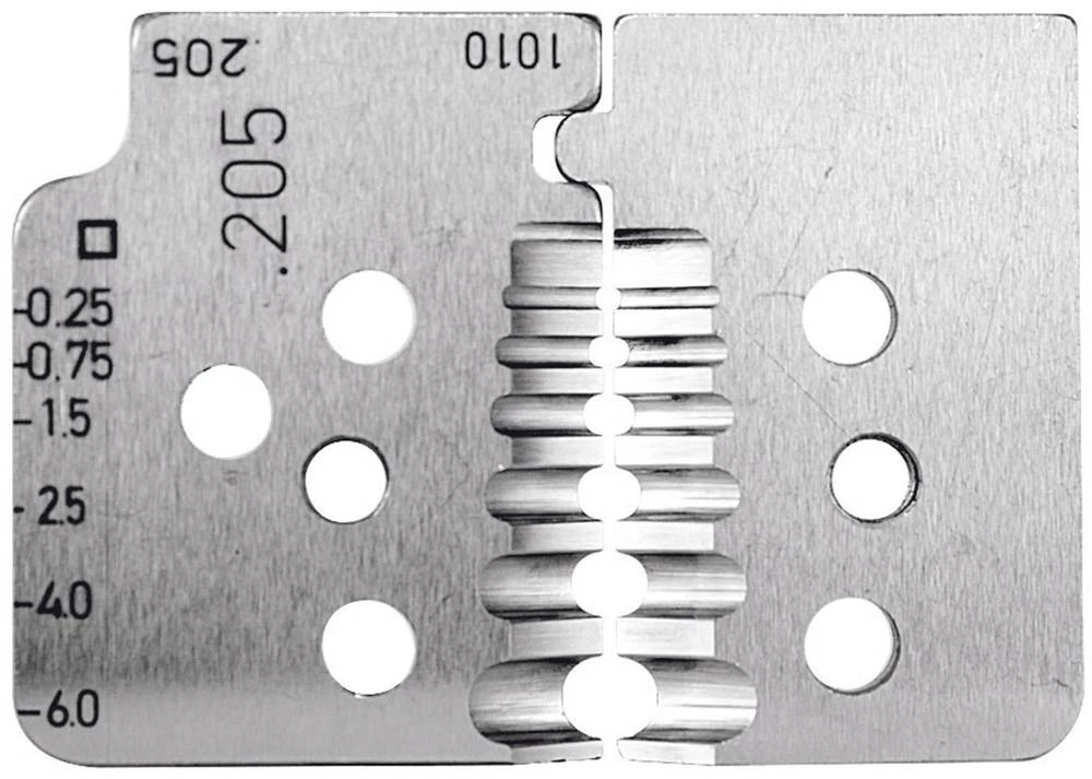 Nož za kliješta za skidanje izolacije, pogodan za DIN pletenice 0.14 do 6 mm Rennsteig Werkzeuge 708 205 3 0 pogodan za robnu ma slika