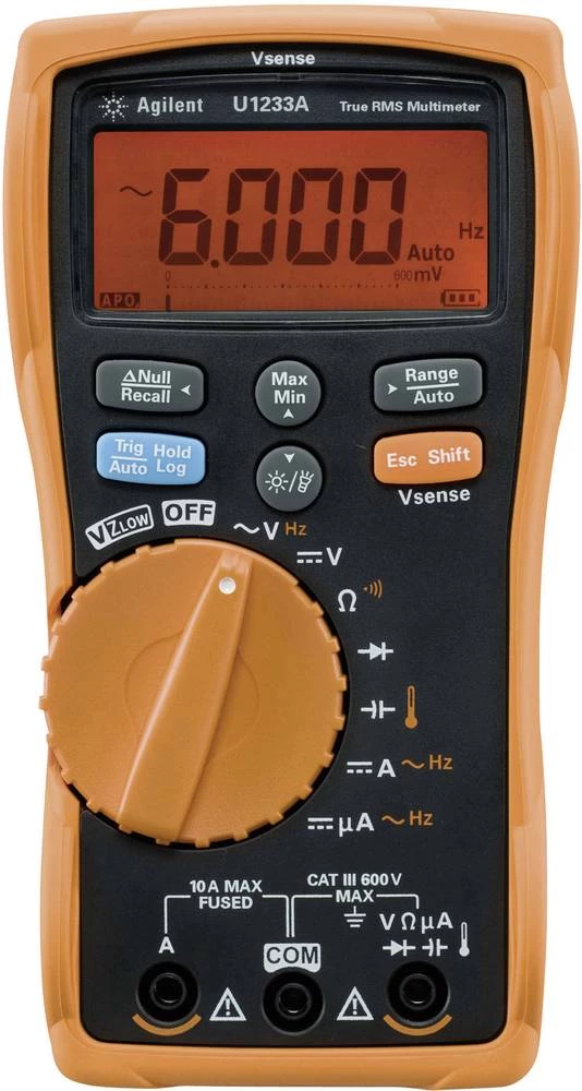 Kalib. ISO-Digitalni ručni multimetar Keysight Technologies U1233A CAT III 600 V broj mjesta na zaslonu: 6000 slika