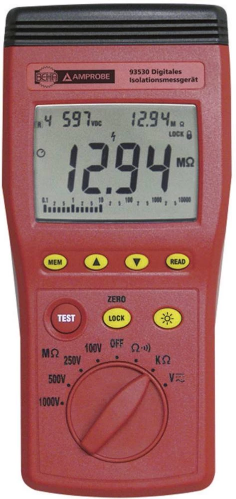 Kalib. ISO-Mjerač izolacije Beha Amprobe93530-D, CAT III 600 V 3454416 slika