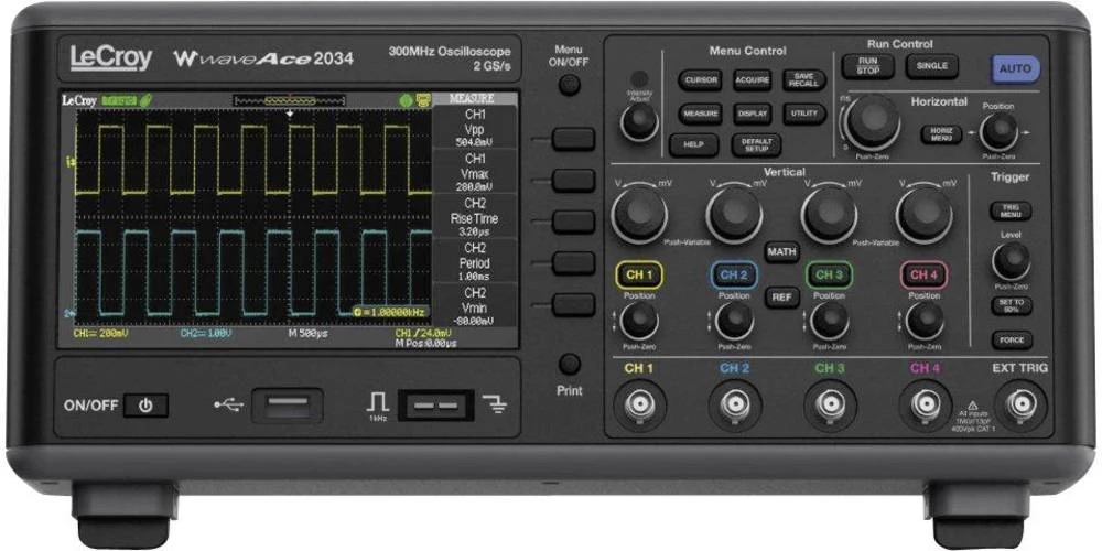 Kalib. ISO-2-kanalni digitalni osciloskop s memorijom LeCroy WaveAce 1012, pojasna širina: 100 MHz slika