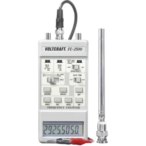 VOLTCRAFT FC-2500 brojač frekvencije, 50 MHz - 2.5 GHz, 10 MHz - 500 MHz, 10 Hz - 10 MHz kalibriran prema ISO slika